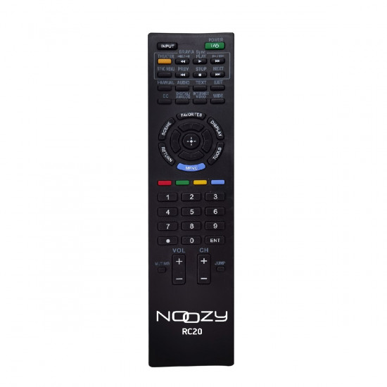 Τηλεχειριστήριο Noozy RC20 για Τηλεοράσεις Sony Άμεσης Αντικατάστασης χωρίς Προγραμματισμό 35894