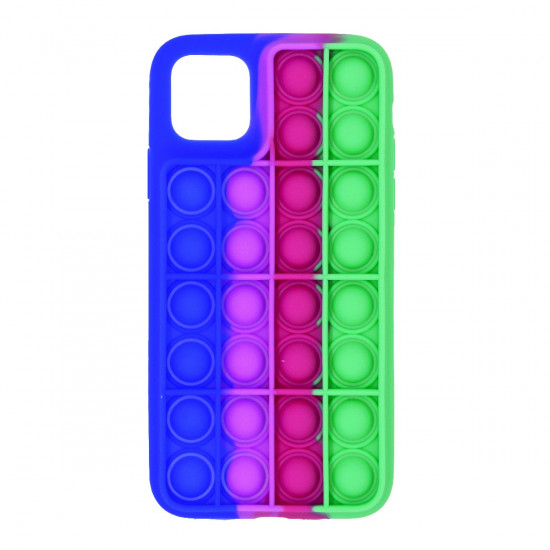Θήκη Ancus TPU Pop It για Apple iPhone 11 Pro Max Μπλέ Μώβ Κόκκινο Πράσινο 35952