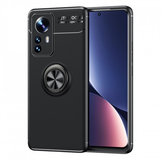 Θήκη Ancus Autofocus Shock Proof με Ring Holder για Xiaomi 12 Pro  Xiaomi 12S Pro Μαύρη 36512