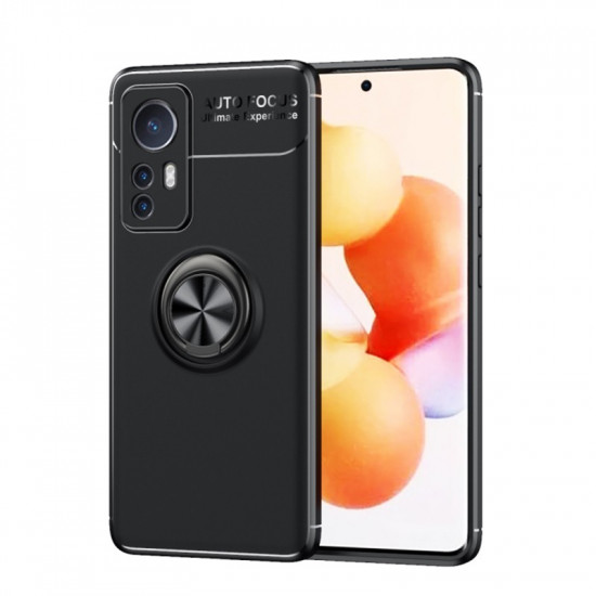 Θήκη Ancus Autofocus Shock Proof με Ring Holder για Xiaomi 12  Xiaomi 12X  Μαύρη 36513