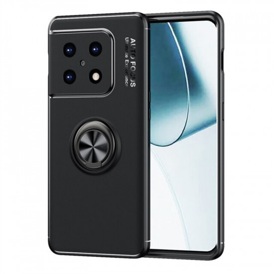 Θήκη Ancus Autofocus Shockproof με Ring Holder για OnePlus 10 Pro Μαύρη 36540