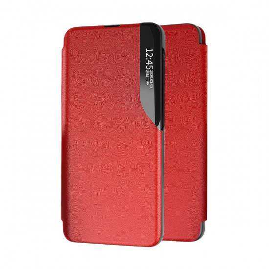 Θήκη Book Ancus Smart Flip για Apple iPhone 14 Pro Κόκκινη 37813