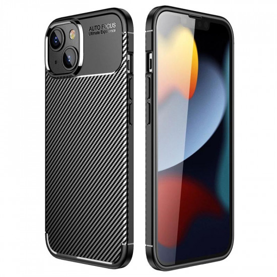 Θήκη Ancus AutoFocus Carbon Fiber για Apple iPhone 14 Μαύρη 37940