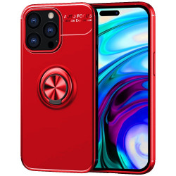 Θήκη Ancus AutoFocus Shockproof με Ring Holder για Apple iPhone 14 Pro Κόκκινη 37970