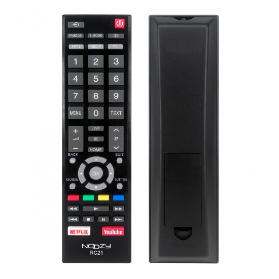 Τηλεχειριστήριο Noozy RC21 για Τηλεοράσεις Toshiba Άμεσης Αντικατάστασης χωρίς Προγραμματισμό 39178