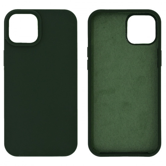 Θήκη Ancus Silicon Liquid για Apple  iPhone 15 Plus Σκούρο Πράσινο 39802
