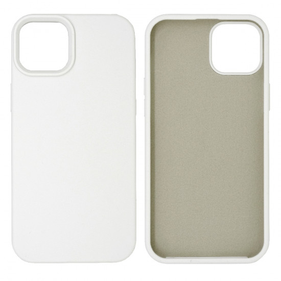 Θήκη Ancus Silicon Liquid για Apple  iPhone 15 Plus Λευκό 39803