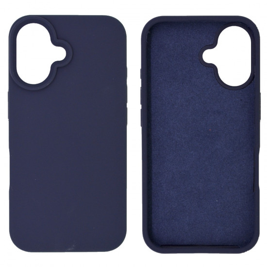 Θήκη Ancus Silicon Liquid για Apple  iPhone 16 Μπλε 45518