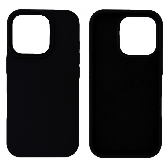 Θήκη Ancus Silicon Liquid για Apple  iPhone 16 Pro Μαύρο 45519