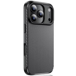 Θήκη Ancus AutoFocus Carbon Fiber για Apple iPhone 17 Pro Max Μαύρη 50816