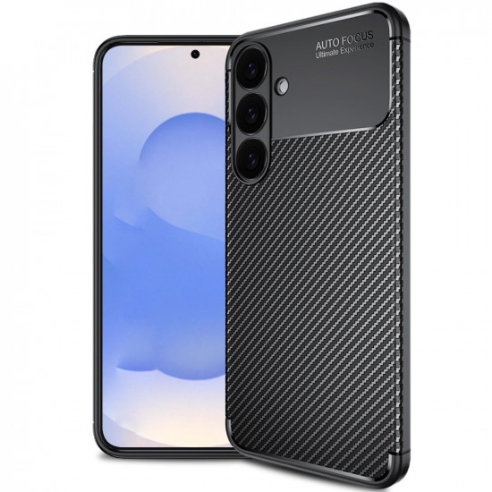 Θήκη Ancus AutoFocus Carbon Fiber για Samsung SM-S942 Galaxy S26 Μαύρη 50824