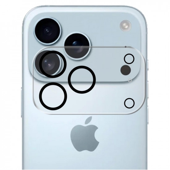Προστασία Κάμερας Ancus Protector για Apple iPhone 17 Pro Max 5G Μαύρο 50858