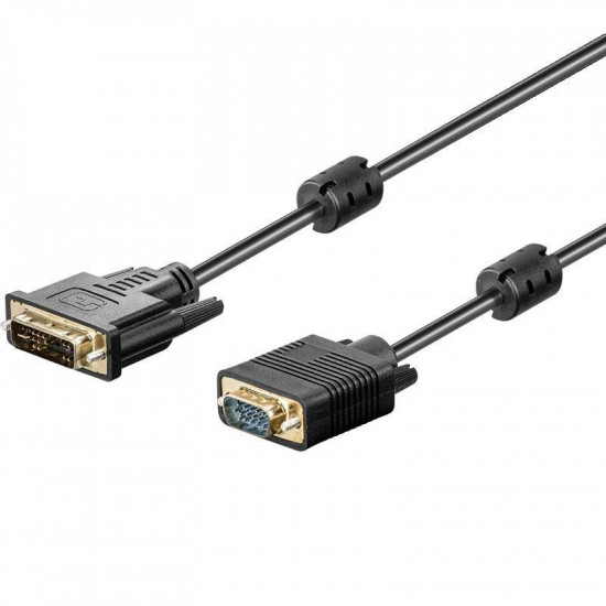 Καλώδιο σύνδεσης DVI / VGA Akyga AK-AV-03 ver. 24+5 pin 1.8m 39095