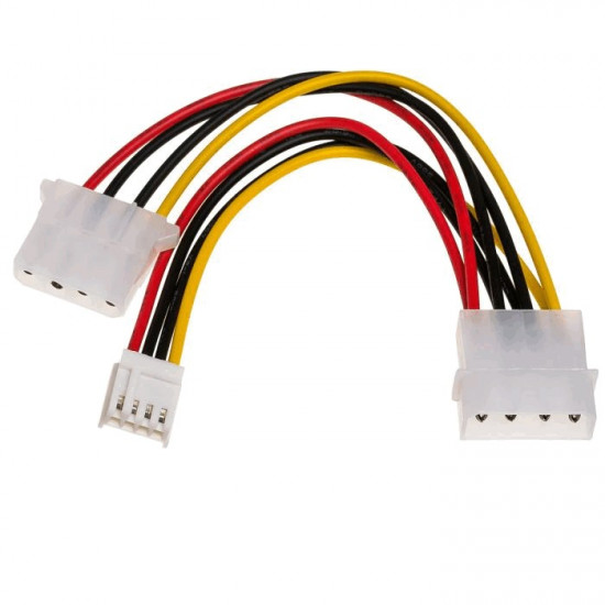 Αντάπτορας με Καλώδιο Akyga AK-CA-14 Molex Αρσενικό / Molex Θηλυκό / mini Molex Θηλυκό 2x 15cm 28361
