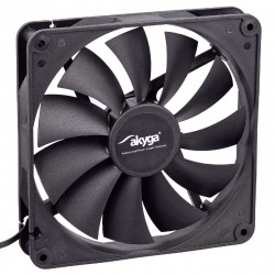 Case Fan Akyga AW-14A-BK 140mm Molex + 3pin Μαύρο 38481