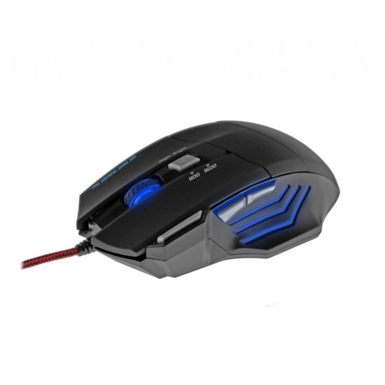 Ενσύρματο Ποντίκι Media-Tech COBRA PRO MT1115 6 Πλήκτρων + Ροδέλα Κύλισης Μαύρο 26951
