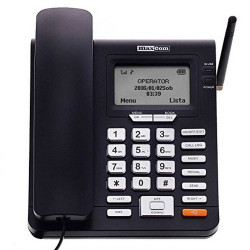 Σταθερό GSM Τηλέφωνο Maxcom Comfort MM28D Μαύρο με Λειτουργία Κινητού Τηλεφώνου και Ραδιόφωνο 16122