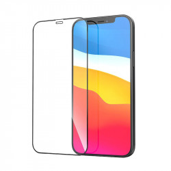 Tempered Glass Hoco 0.33mm Flash Attach Full Silk Screen HD για Apple iPhone 12 Mini Μαύρο 29875