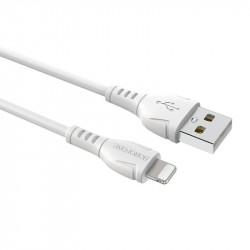 Καλώδιο Borofone BX51 Triumph USB σε Lightning 2.4A Λευκό 1m 31510