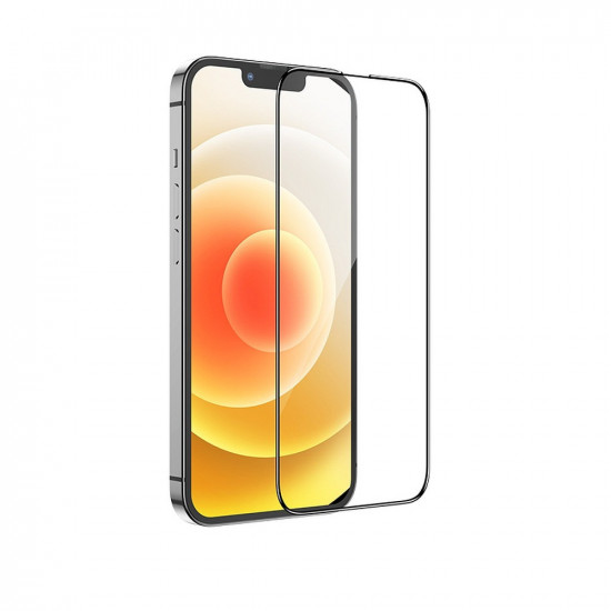 Tempered Glass Hoco G5 0.33mm Full Silk Screen HD 2.5D για Apple iPhone 13 mini Μαύρο Σετ 10τεμ. 34332