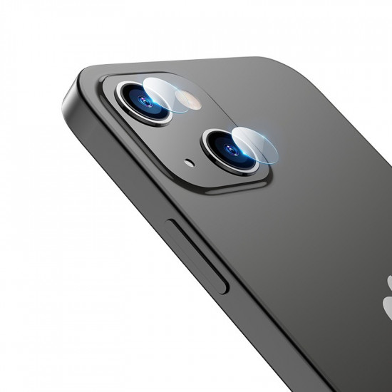 Tempered Glass Hoco V11  Film Κάμερας για Apple iPhone 13 mini Anti-Fingerprint Μαύρο 34536
