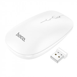 Bluetooth Ποντίκι Hoco GM15 Business Wireless Mouse με 3 Πλήκτρα Λευκό DPI 800-1200-1600 34673
