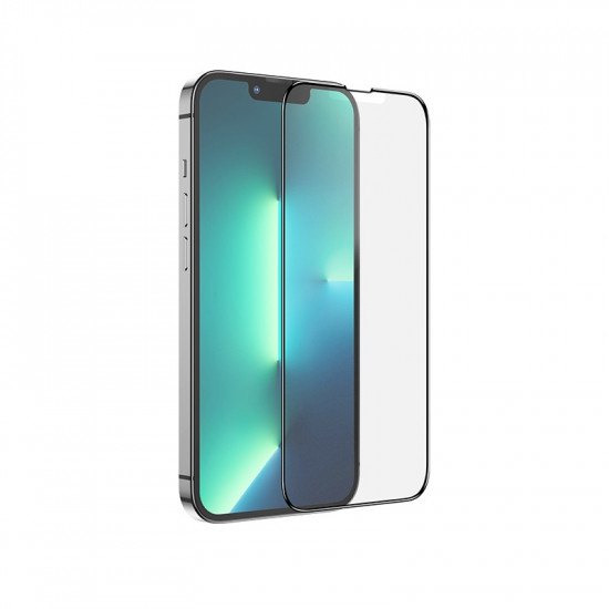 Tempered Glass Hoco A28 Anti-fingerprint 0.33mm για Apple iPhone 13 mini Μαύρο 34647