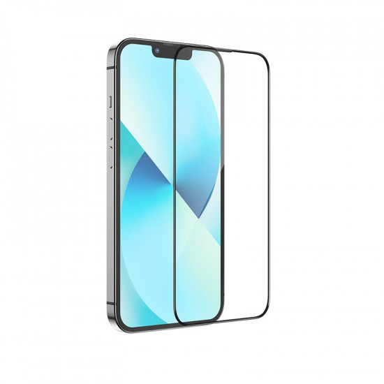 Tempered Glass Hoco A31 3D Full Screen Protection 0.4mm για Apple iPhone 13 Pro Max/ iPhone 14 Plus Μαύρο 35992