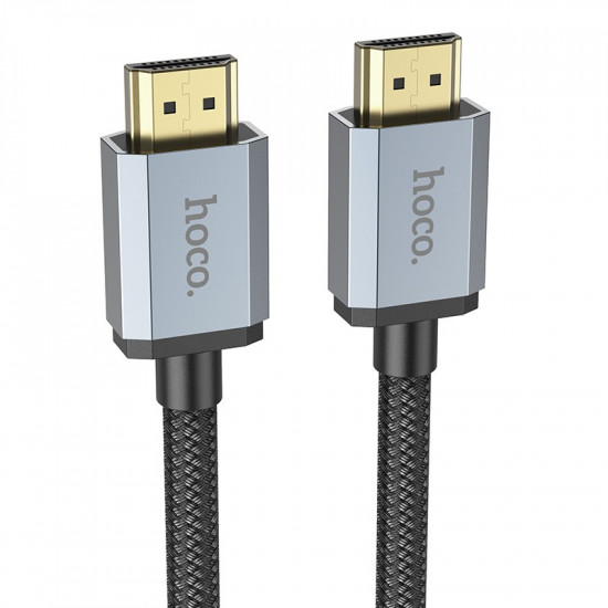 Καλώδιο σύνδεσης HDMI Hoco US03 HDMI 2.1 σε 8K 60Hz Ultra HD 48Gbps Μαύρο 2m Braided 38004