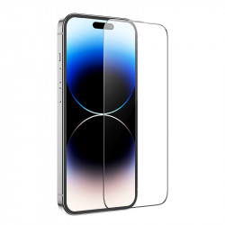 Tempered Glass Hoco G1 0.33mm Flash Attach Full Silk Screen HD για Apple iPhone 14 Pro Μαύρο 37620