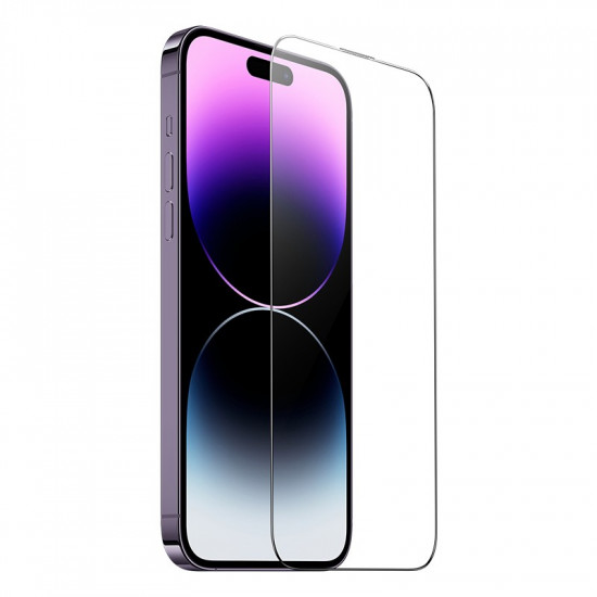 Tempered Glass Hoco A32 Anti Reflective Dustproof 0.33mm για Apple iPhone 14 Pro Max Μαύρο 37516
