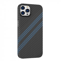 Θήκη Hoco Slim Kevlar Texture για Apple iPhone 14 Pro Μαύρο Μπλε 37528