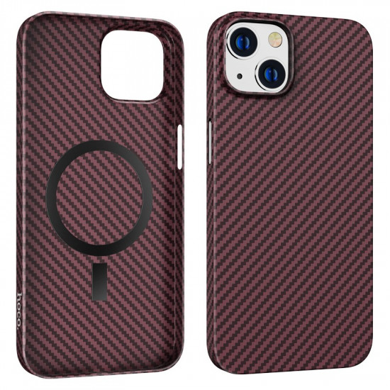 Θήκη Hoco Ultra-Thin Magnetic Protective για Apple iPhone 14 Plus MagSafe Κόκκινη 37534