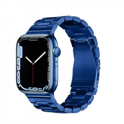 Watchband Hoco WA10 Grand series 38/40/41mm για Apple Watch 1/2/3/4/5/6/7/8/SE Stainless Steel Μπλε 38278
