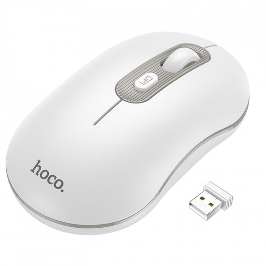 Ασύρματο Ποντίκι Hoco GM21 Platinum 1600dpi 2.4GHz Λευκό 39078