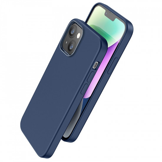 Θήκη Hoco Magnetic Series Liquid Silicone με MagSafe για Apple iPhone 15 Plus Μπλέ 40767