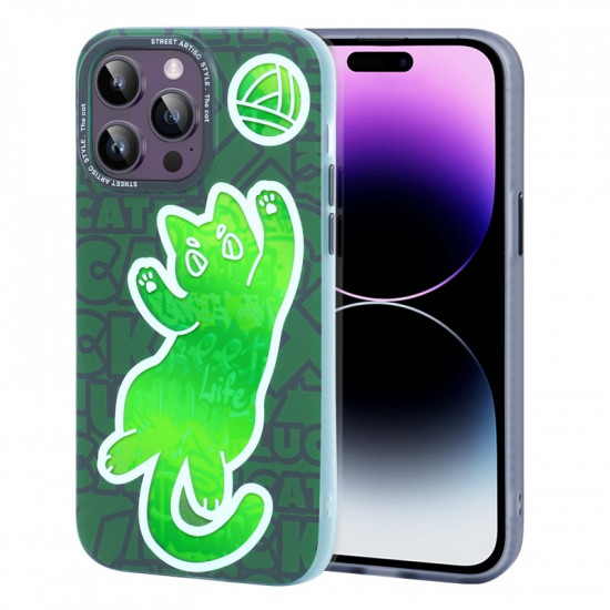 Θήκη Hoco Cool Me Series για Apple iPhone 14 Pro Max 3D Cat 39760