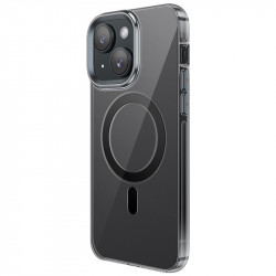 Θήκη Hoco Premium Series Transparent Magnetic Mag-charge για Apple iPhone 15 Plus Smoke 40570