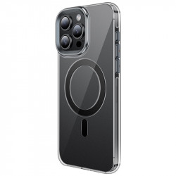 Θήκη Hoco Premium Series Transparent AS3 Magnetic Mag-charge για Apple iPhone 15 Pro Smoke 40573