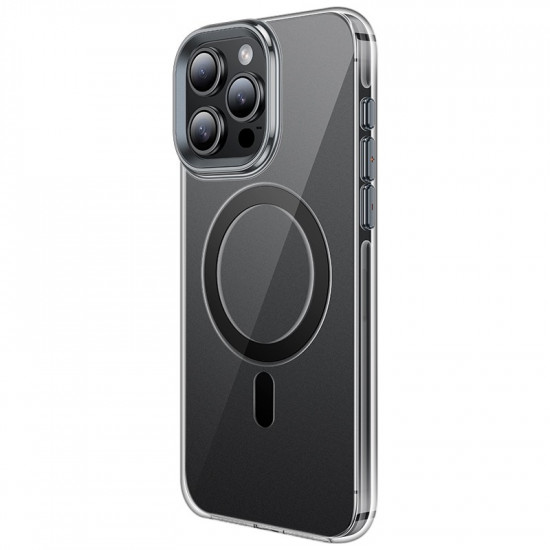Θήκη Hoco Premium Series Transparent AS3 Magnetic Mag-charge για Apple iPhone 15 Pro Smoke 40573