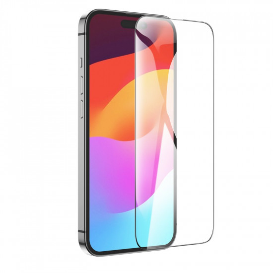 Tempered Glass Hoco Premium Series G14 0.33mm HD Full Screen Large Arc Edges Protection HD 3D για Apple iPhone 15 Pro Σετ 10τεμ. 40787