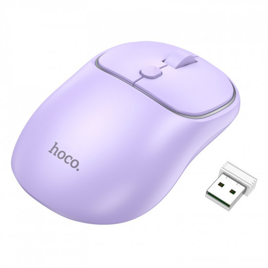 Ασύρματο Ποντίκι Hoco GM25 Royal Dual Mode 1600dpi 2.4GHz 4 Πλήκτρων Μωβ 40408