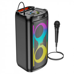 Φορητό Ηχείο Hoco HA6 Danny BT V5.3 2x15W 4500mAh 5h Αναπαραγωγή με Micro SD USB RGB LED Φωτισμό και Ασύρματo Μικρόφωνo 45174