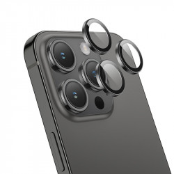 Προστασία Κάμερας Hoco 3D Metal V14 για Apple iPhone 15 Pro 15 Pro Max 16 Pro 16 Pro Max Space Grey 40468