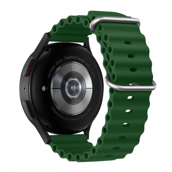 Watchband Hoco WH01 Flexible Series για Samsung Huawei Xiaomi Vivo OPPO κα 20mm Universal Πράσινο Silicon Band 40535