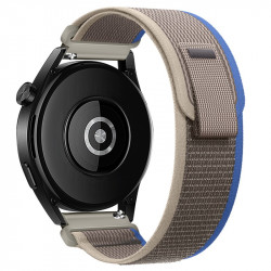 Watchband Hoco WH04 Belle Series από Nylon για Samsung Huawei Xiaomi Vivo OPPO κα 20mm Universal Μπλε-Γκρι 40506