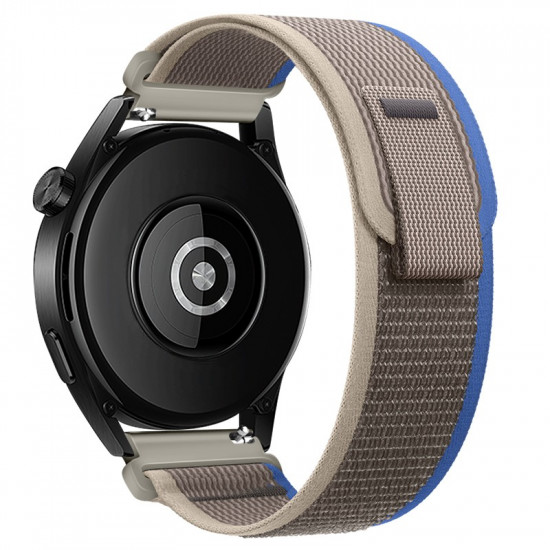 Watchband Hoco WH04 Belle Series από Nylon για Samsung Huawei Xiaomi Vivo OPPO κα 20mm Universal Μπλε-Γκρι 40506