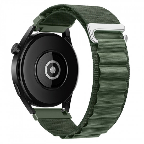 Watchband Hoco WH05 Climbing Series από Nylon για Samsung Huawei Xiaomi Vivo OPPO κα 20mm Universal Πράσινο 40487