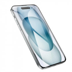 Tempered Glass Hoco Premium Series A37 120CC Large Arc Edges Dustproof 0.4mm 3D Anti-Static για Apple iPhone 15 Pro 45172