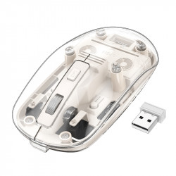Bluetooth Ποντίκι Hoco GM29 Mysterious Wireless με 4  Πλήκτρα DPI 800-1200-1600 Λευκό 46150